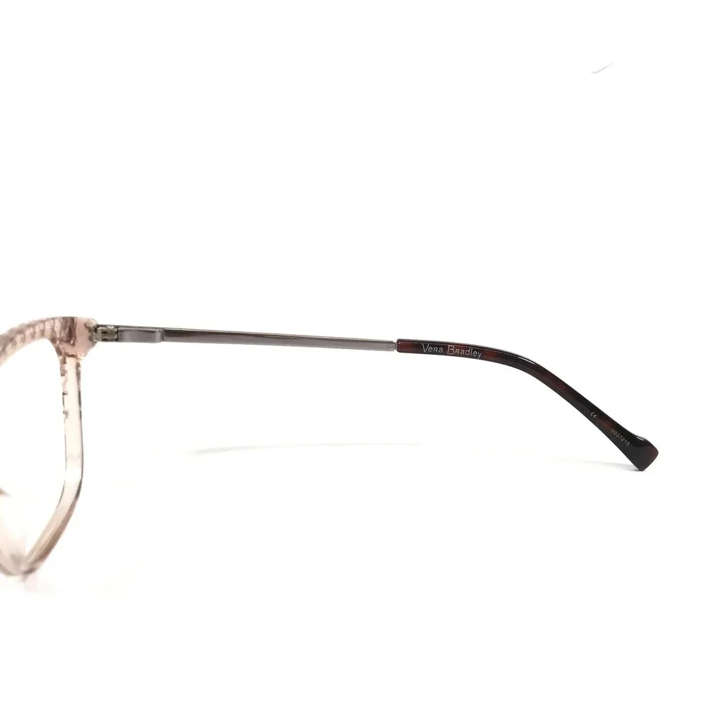 Vera Bradley Eyeglasses Frames Tavia Garden Grove Clear Pink Silver 54-17-138